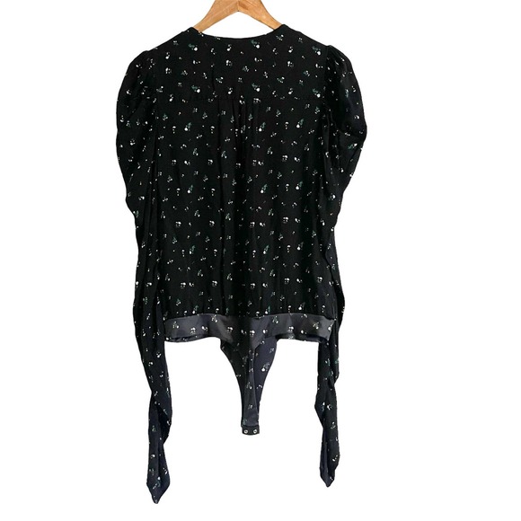 AFRM Danna Puff Long-Sleeve Bodysuit, L - Picture 2 of 5